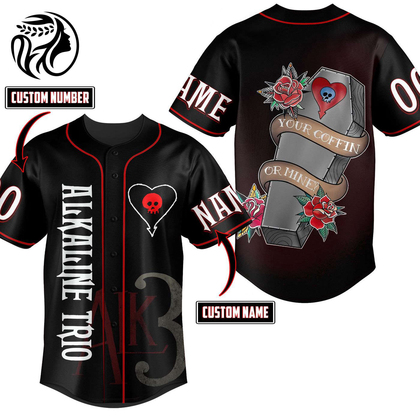 Alkaline Trio Baseball Jersey For Men Women And Kids Gift