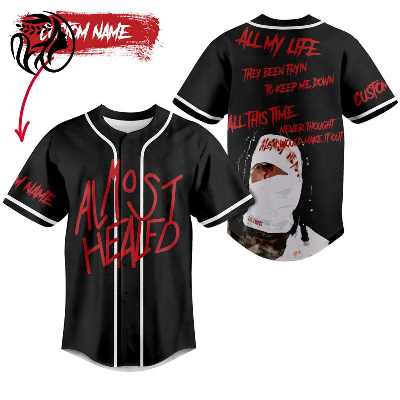 Almost Healed Baseball Jersey For Men Women And Kids Gift