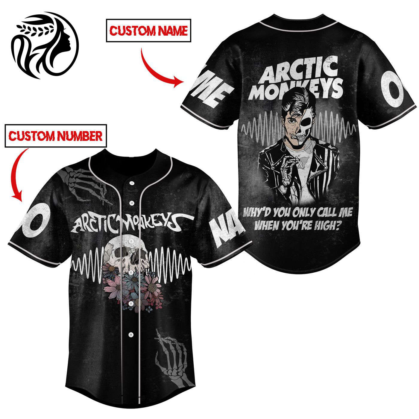 Arctic Monkeys Baseball Jersey For Men Women And Kids Gift