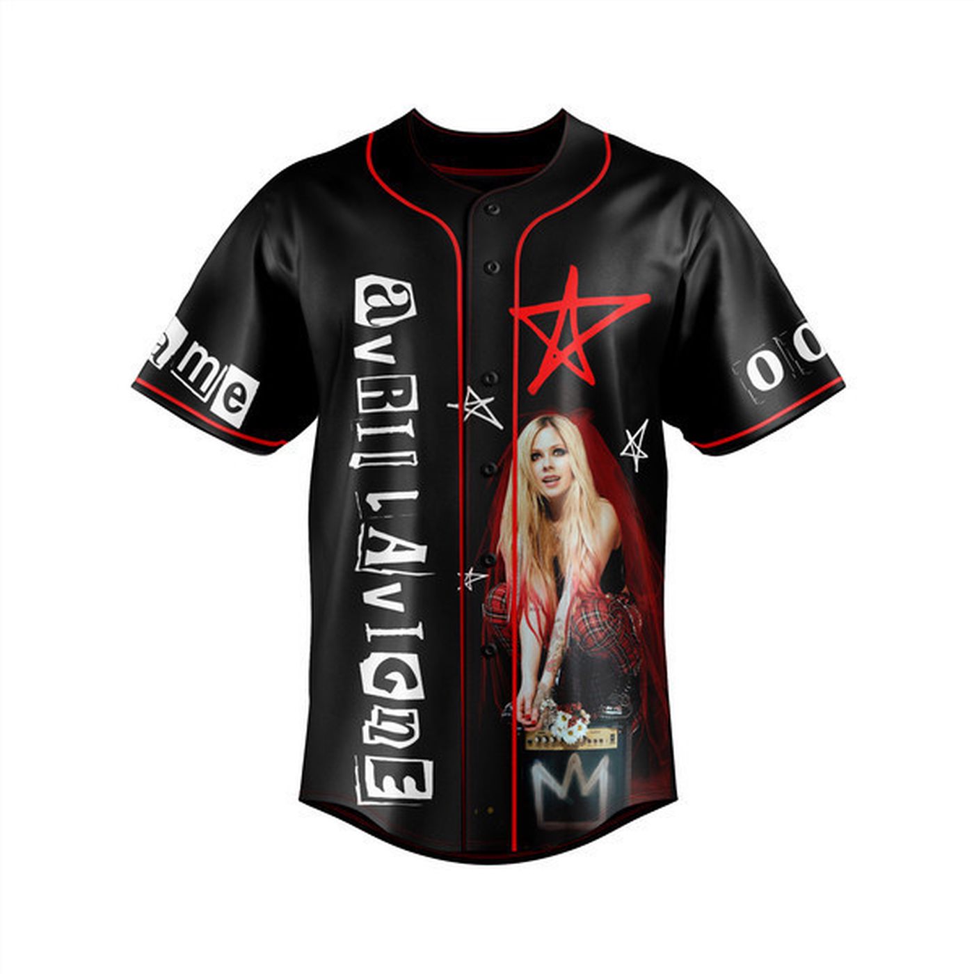 Avril Lavigne Baseball Jersey For Men Women And Kids Gift
