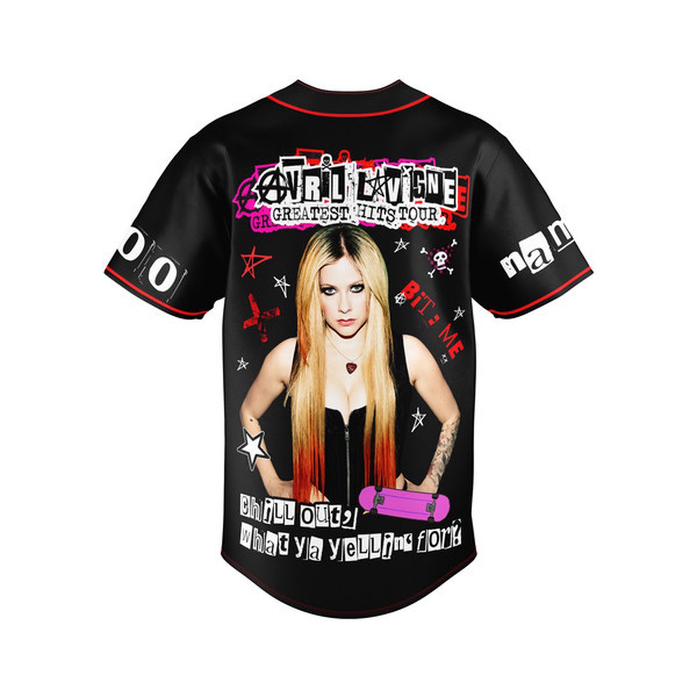 Avril Lavigne Baseball Jersey For Men Women And Kids Gift