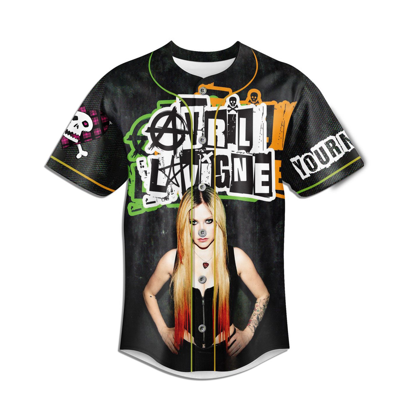 Avril Lavigne Baseball Jersey For Men Women And Kids Gift