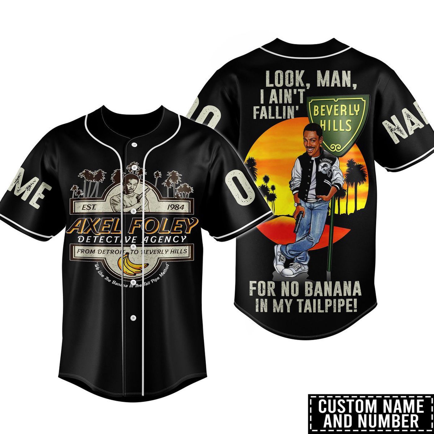 Axel Foley Baseball Jersey For Men Women And Kids Gift