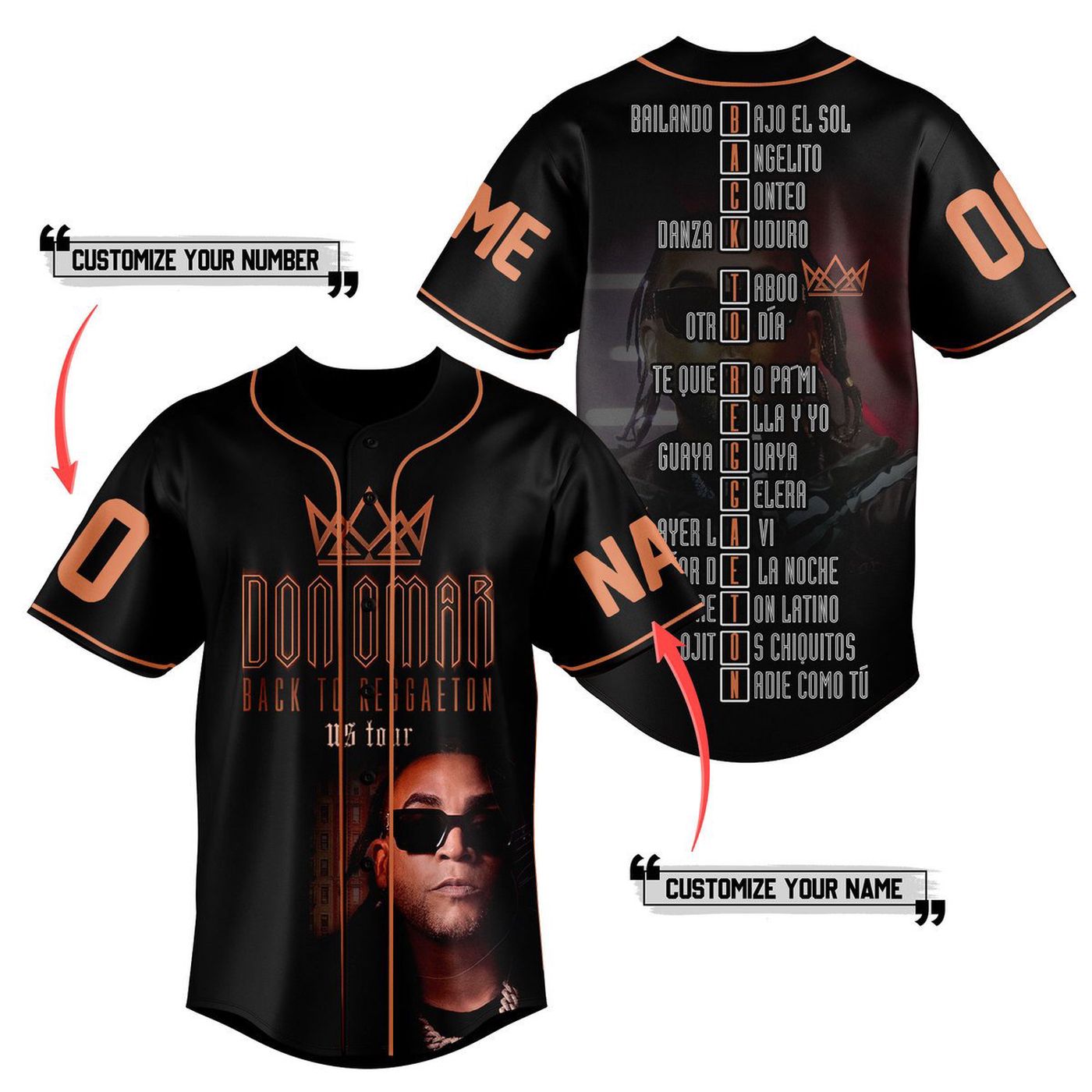 Back To Reggaeton Baseball Jersey For Men Women And Kids Gift