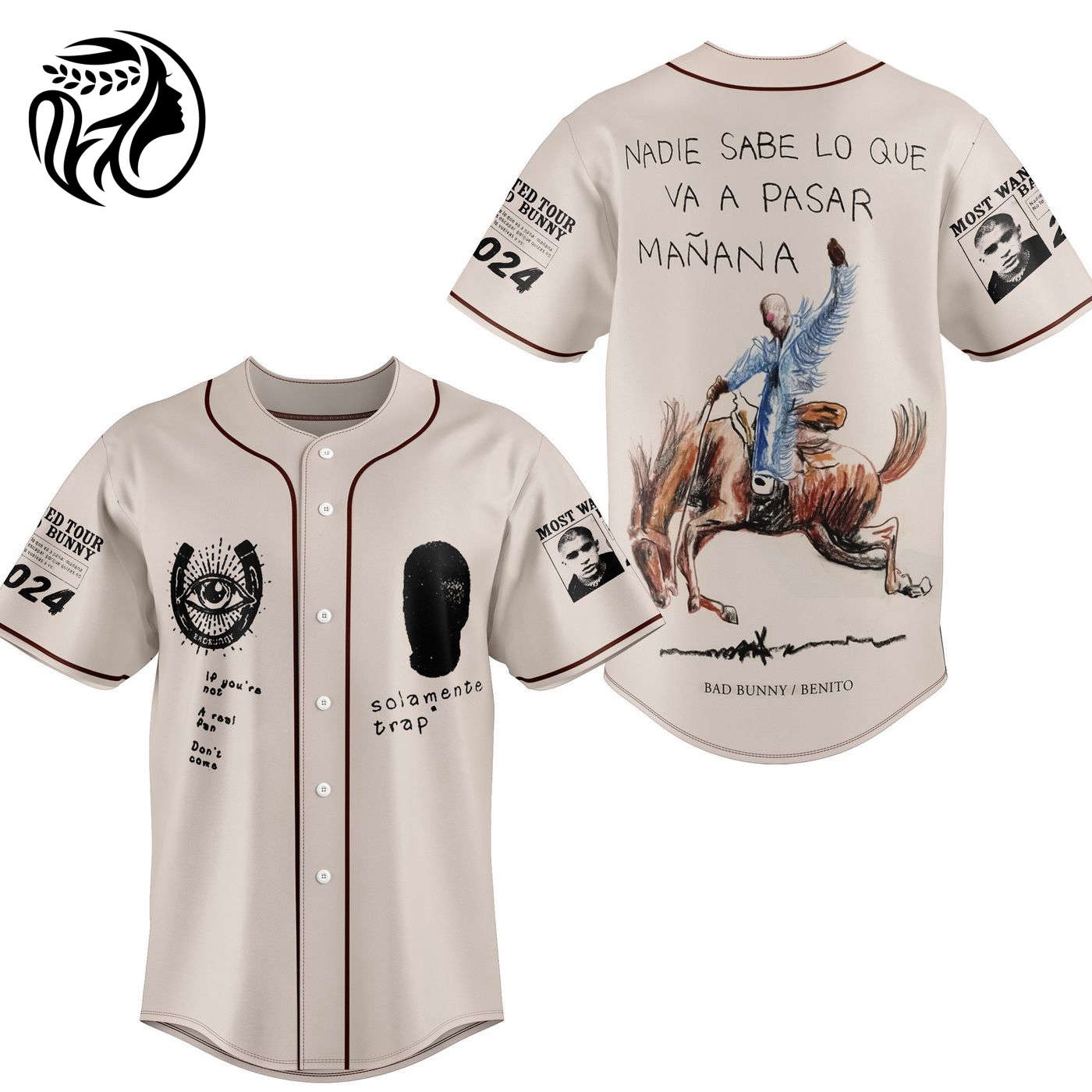 Bad Bunny Baseball Jersey For Men Women And Kids Gift