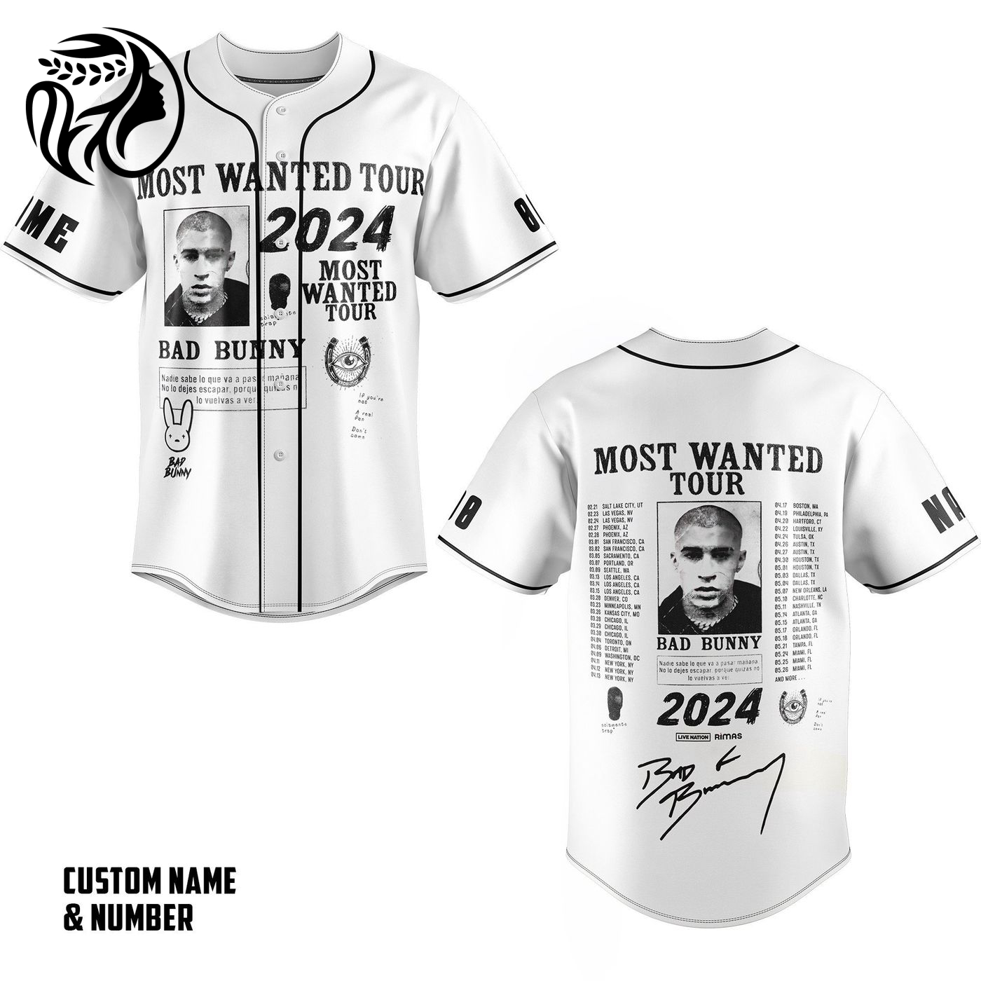 Bad Bunny Baseball Jersey For Men Women And Kids Gift