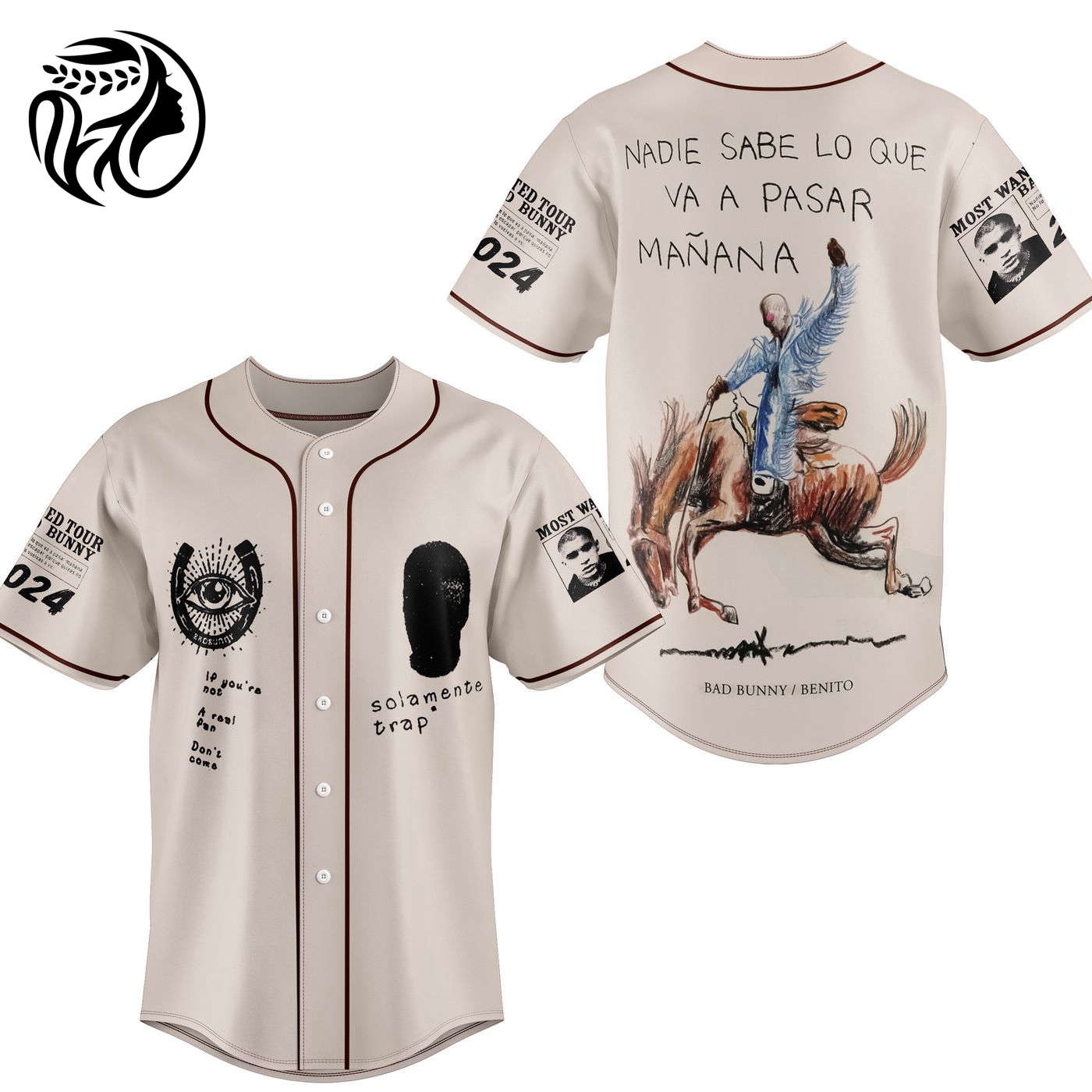 Bad Bunny Baseball Jersey For Men Women And Kids Gift