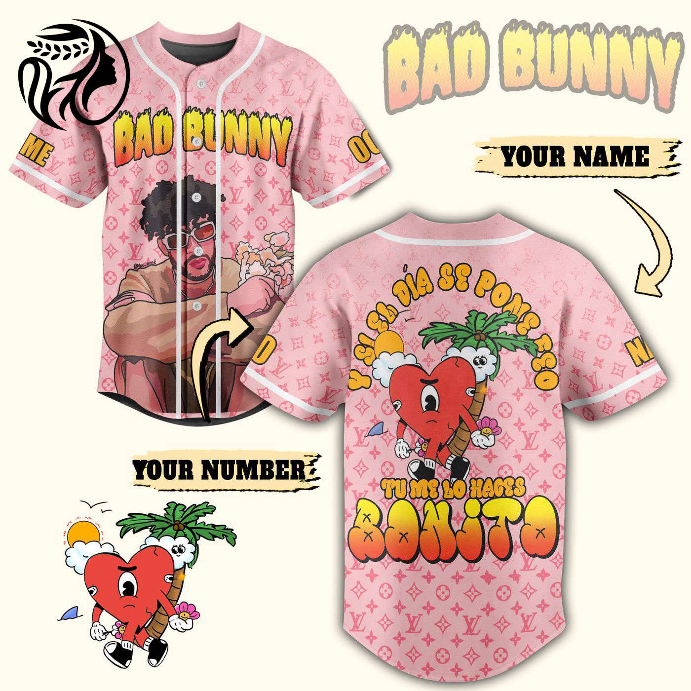 Bad Bunny Baseball Jersey For Men Women And Kids Gift