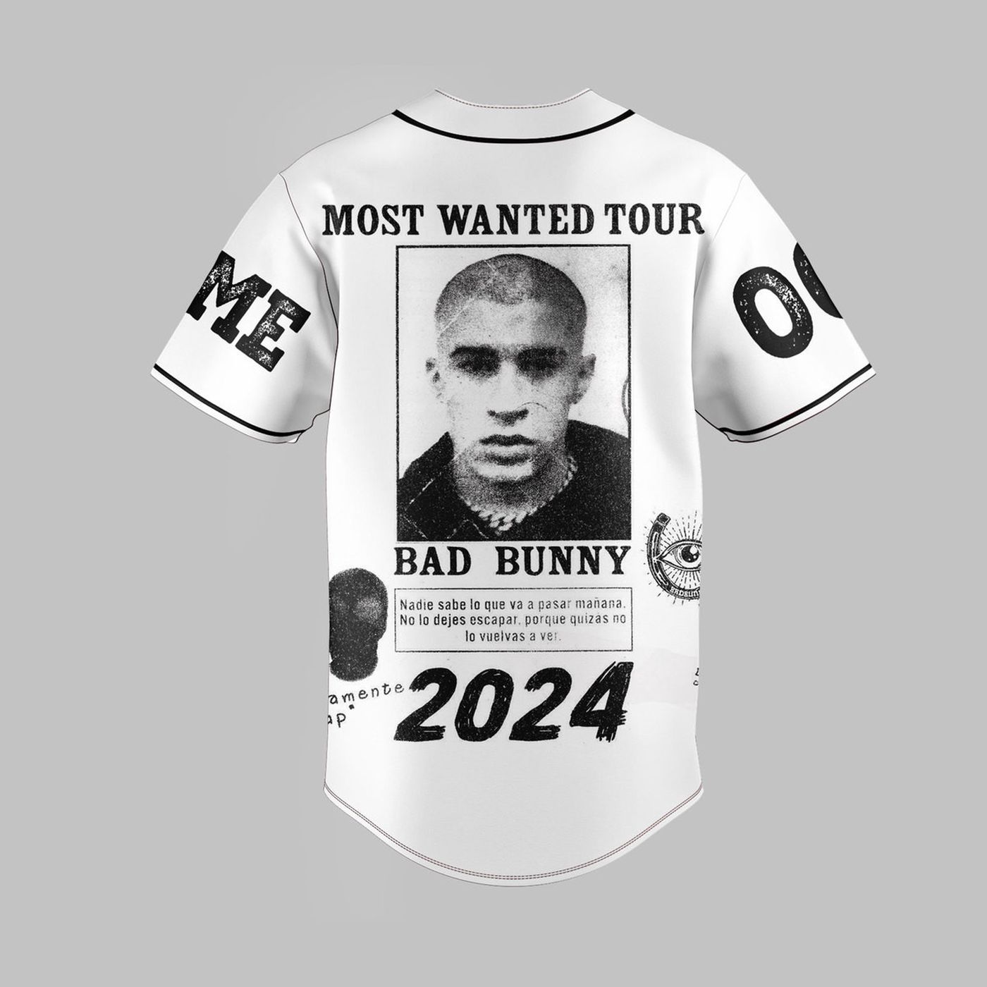 Bad Bunny Baseball Jersey For Men Women And Kids Gift
