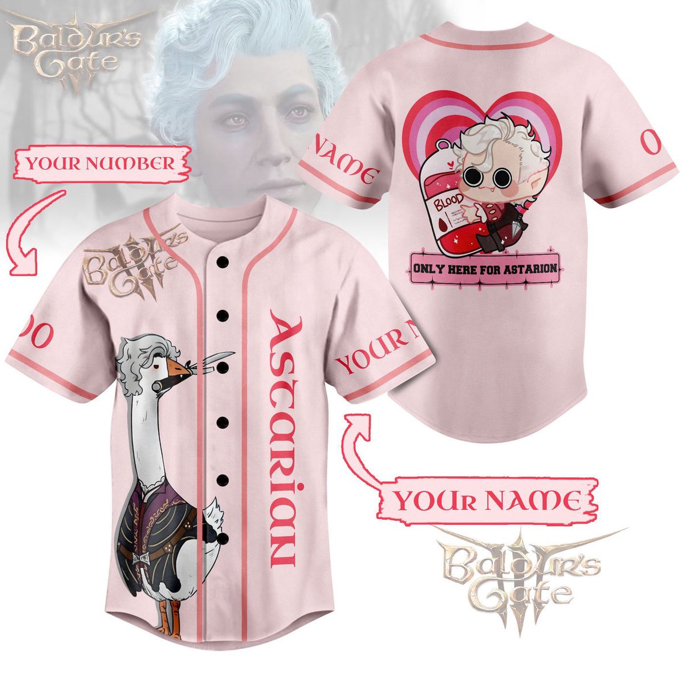 Baldur Gate Baseball Jersey For Men Women And Kids Gift