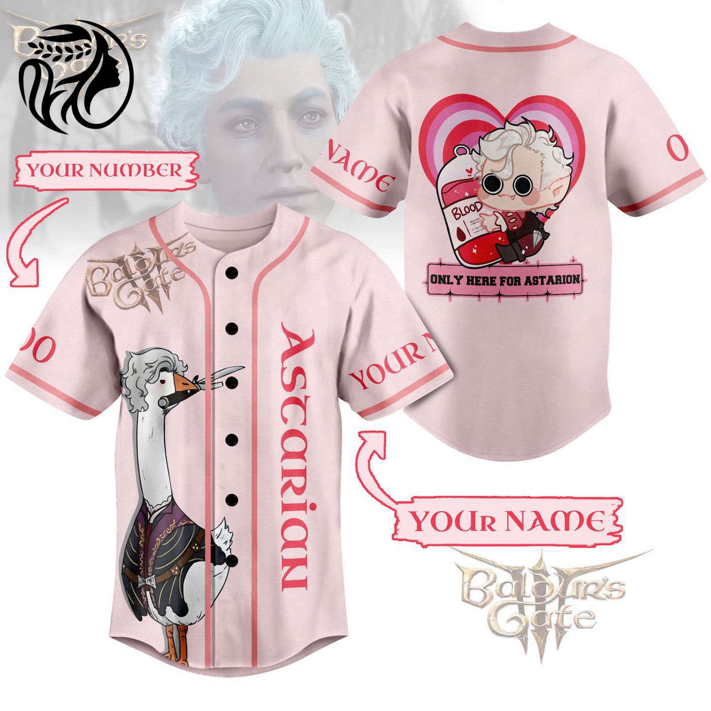 Baldur Gate Baseball Jersey For Men Women And Kids Gift