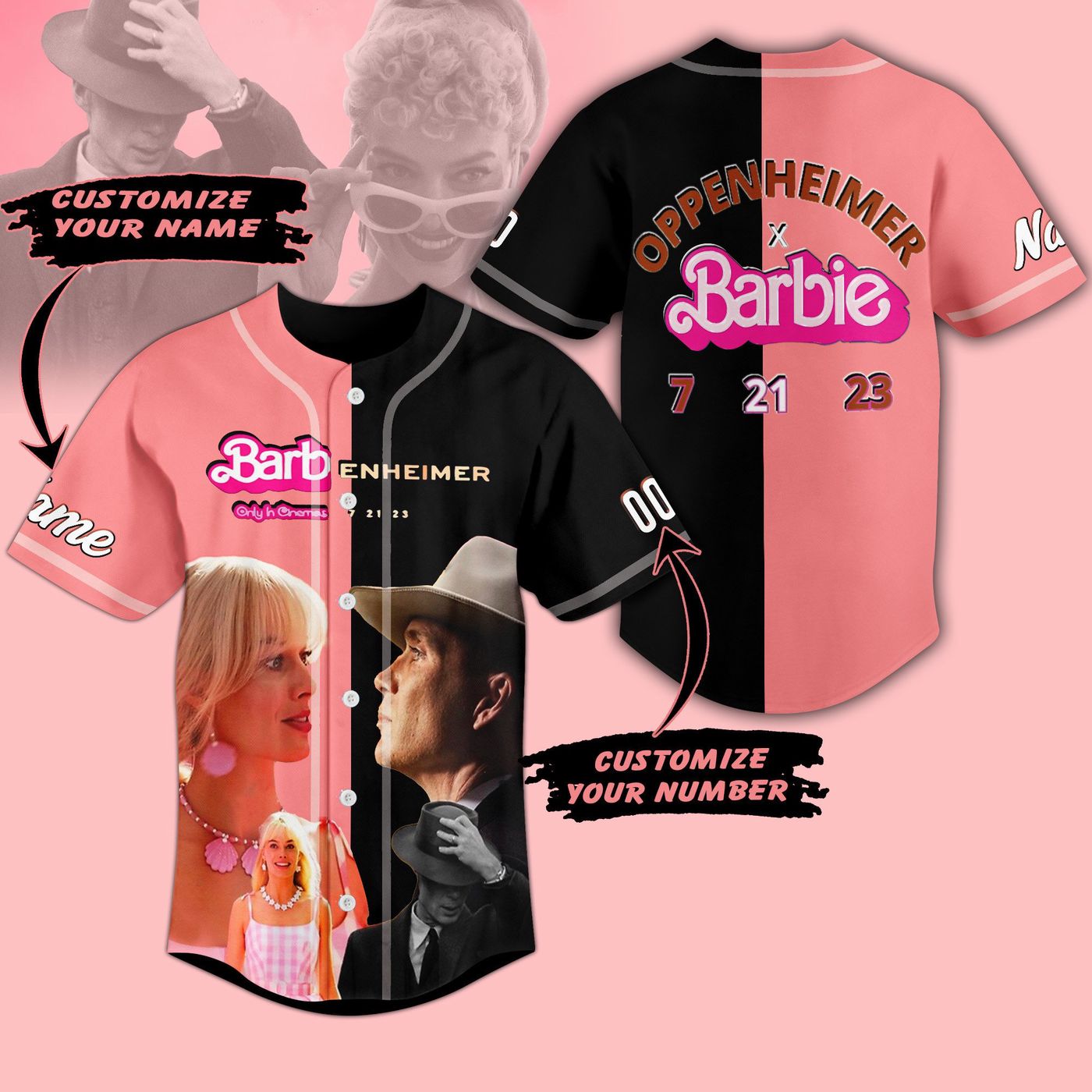 Barbie Baseball Jersey For Men Women And Kids Gift