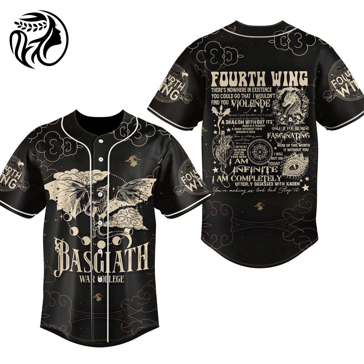 Basgiath War College Baseball Jersey For Men Women And Kids Gift