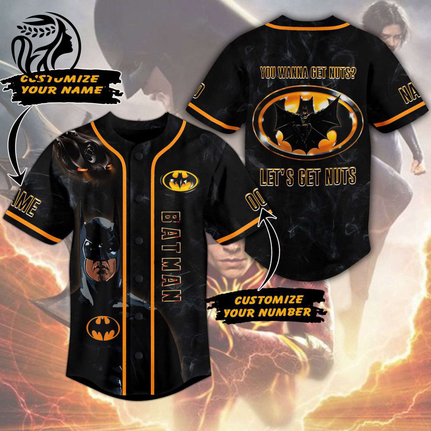 Batman Baseball Jersey For Men Women And Kids Gift