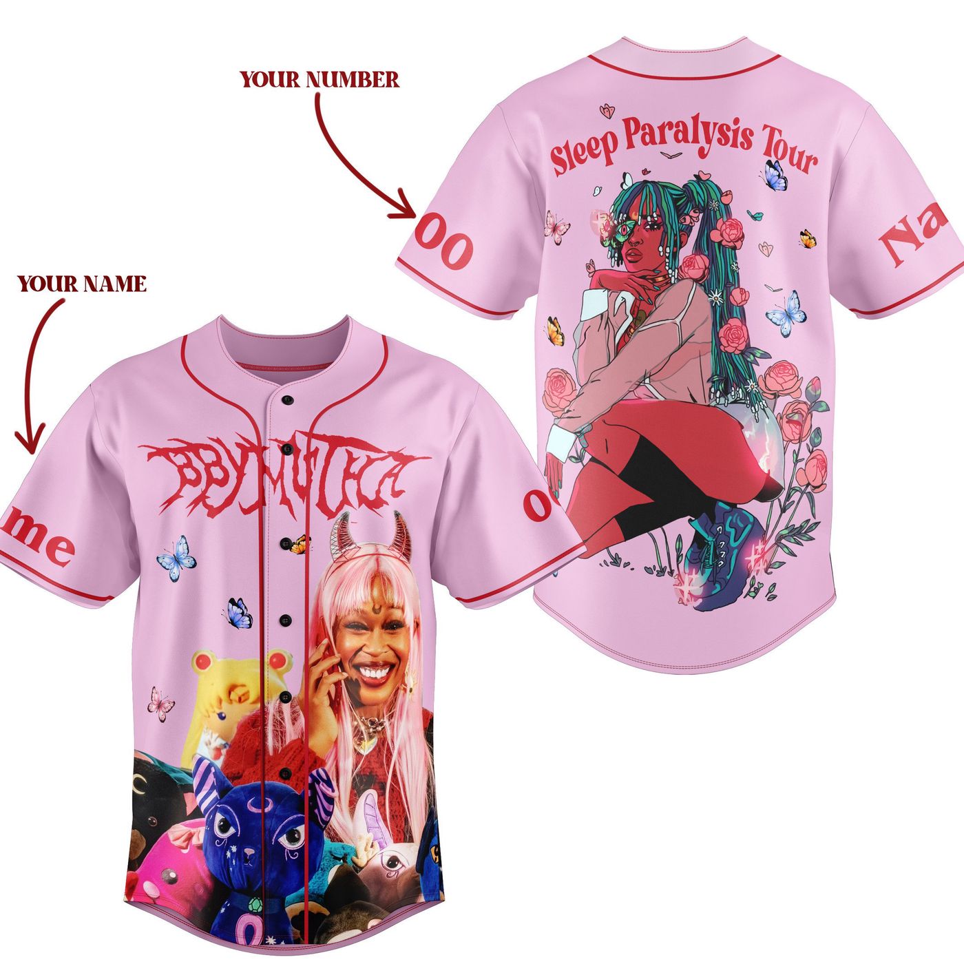 BbyMutha Baseball Jersey For Men Women And Kids Gift