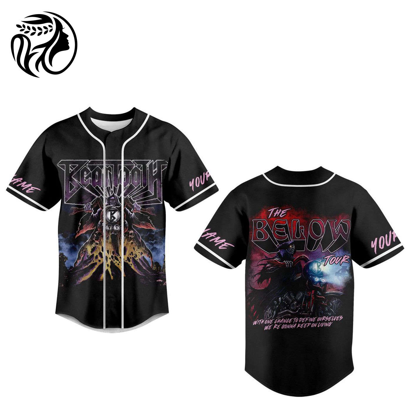 Beartooth The Below Tour Baseball Jersey For Men Women And Kids Gift
