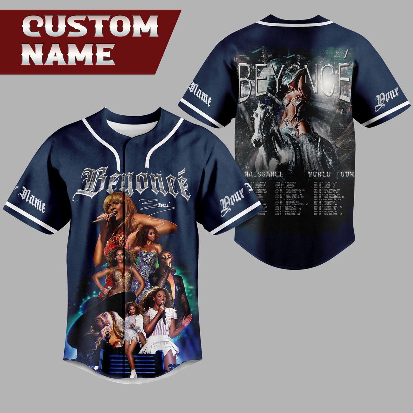 Beyonce Baseball Jersey For Men Women And Kids Gift