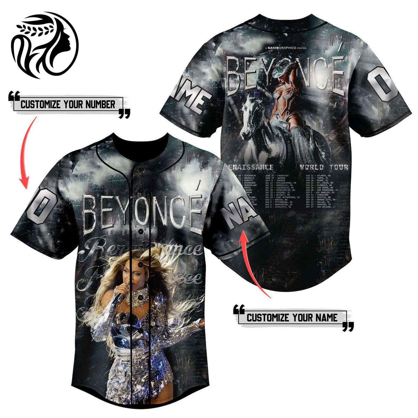 Beyonce Baseball Jersey For Men Women And Kids Gift