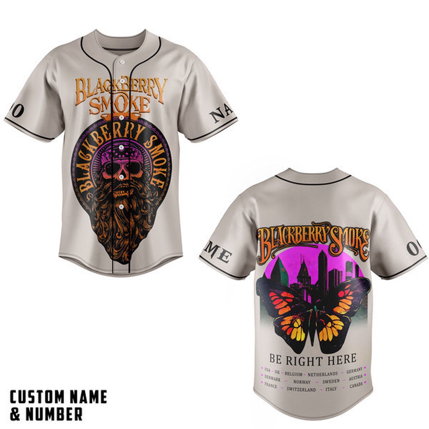 Blackberry Smoke Baseball Jersey For Men Women And Kids Gift