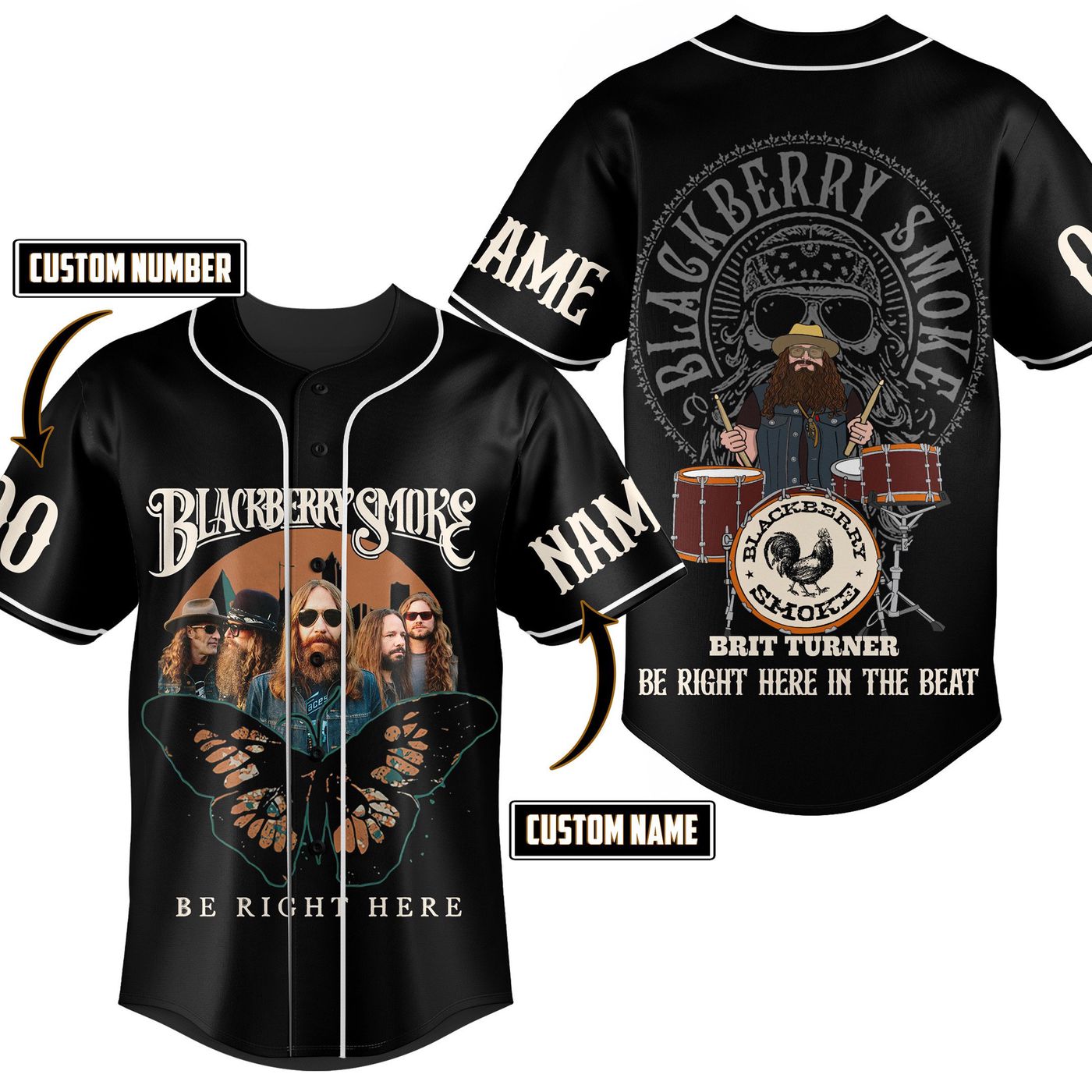 Blackberry Smoke Baseball Jersey For Men Women And Kids Gift