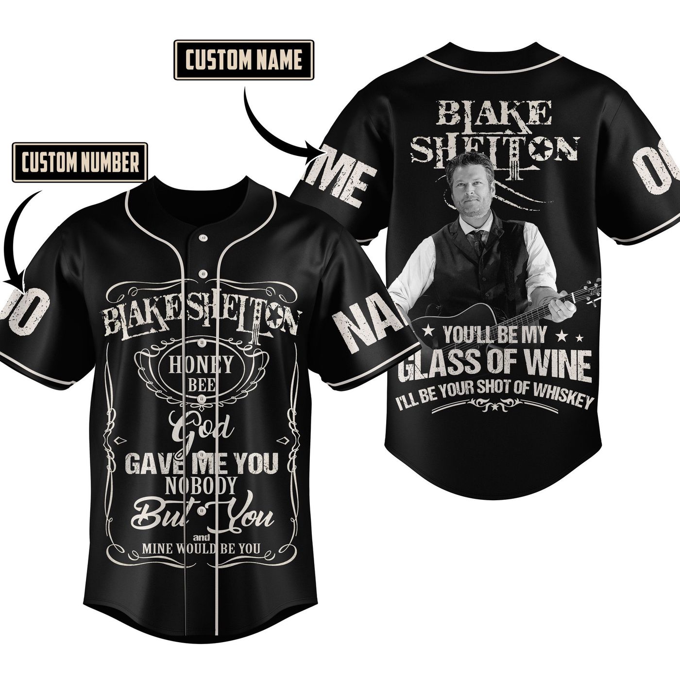 Blake Shelton Baseball Jersey For Men Women And Kids Gift