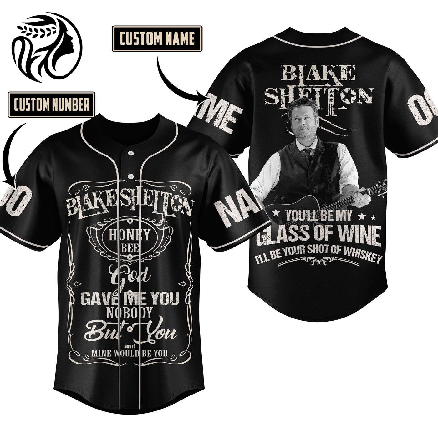 Blake Shelton Baseball Jersey For Men Women And Kids Gift