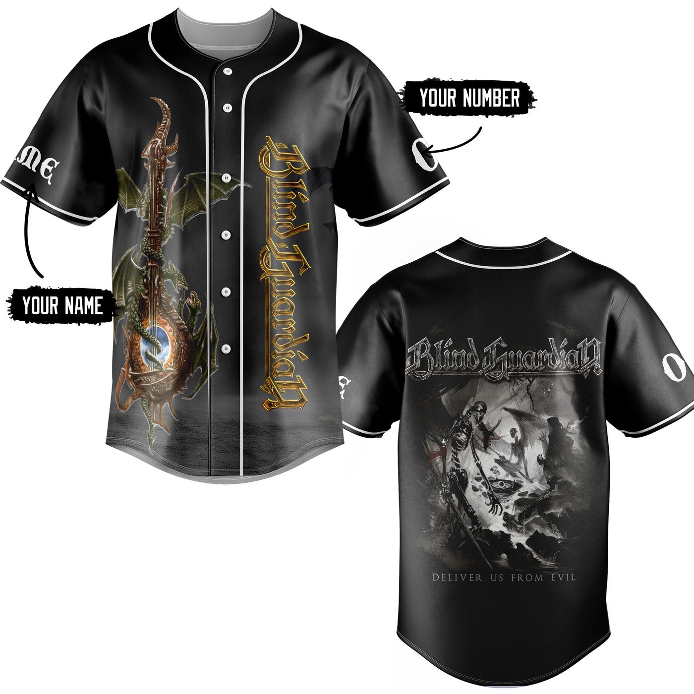 Blind Guardian Baseball Jersey For Men Women And Kids Gift