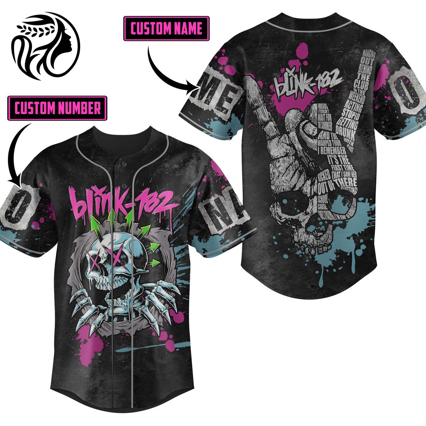 Blink Gift Baseball Jersey For Men Women And Kids Gift