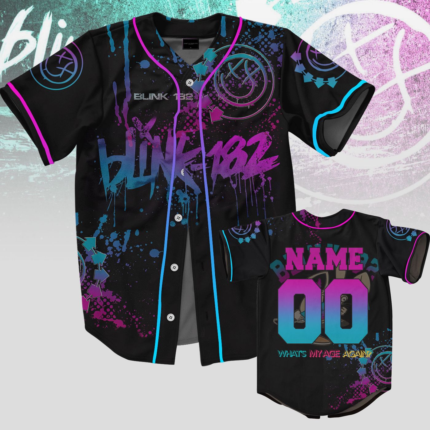Blink Gift Baseball Jersey For Men Women And Kids Gift