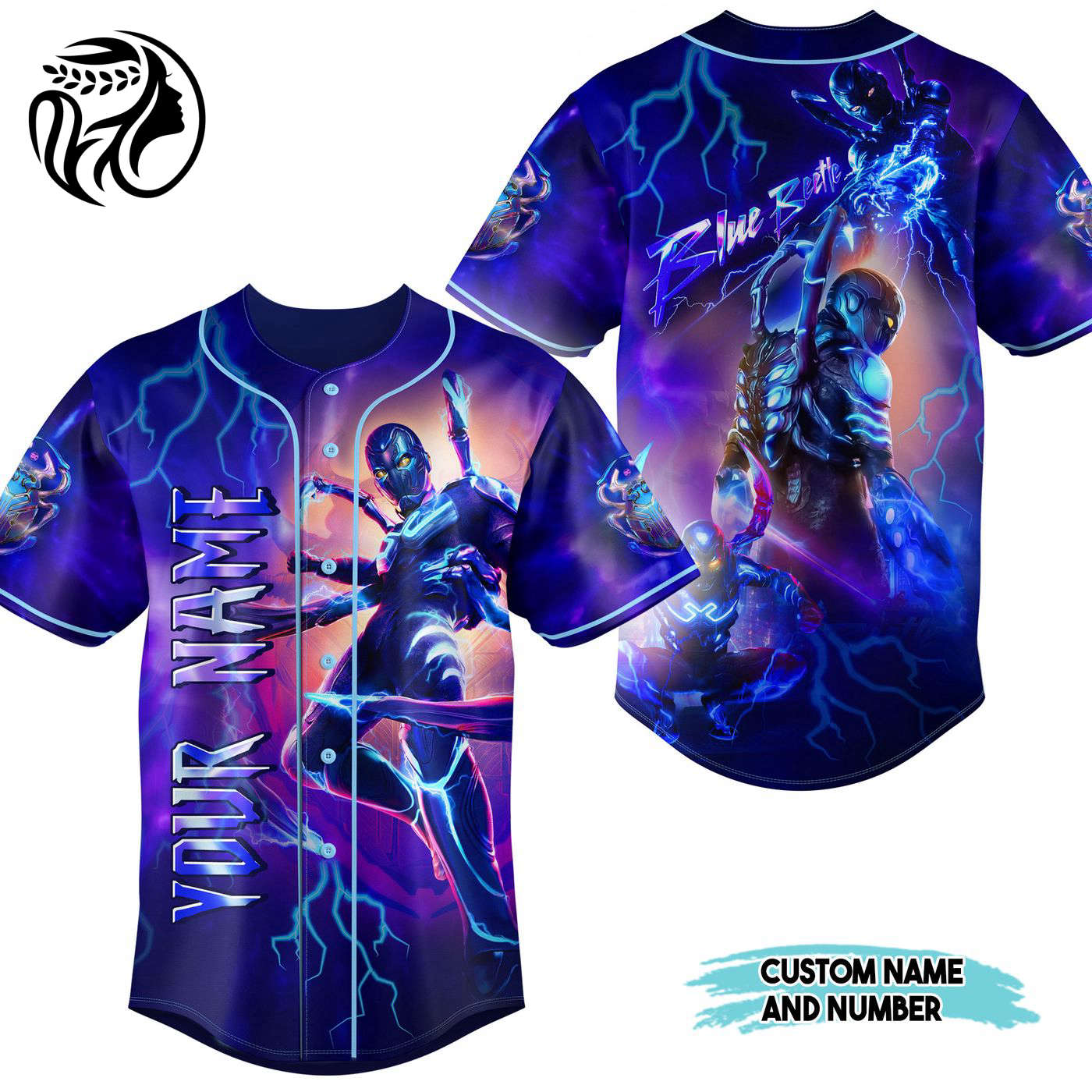Blue Beette Baseball Jersey For Men Women And Kids Gift