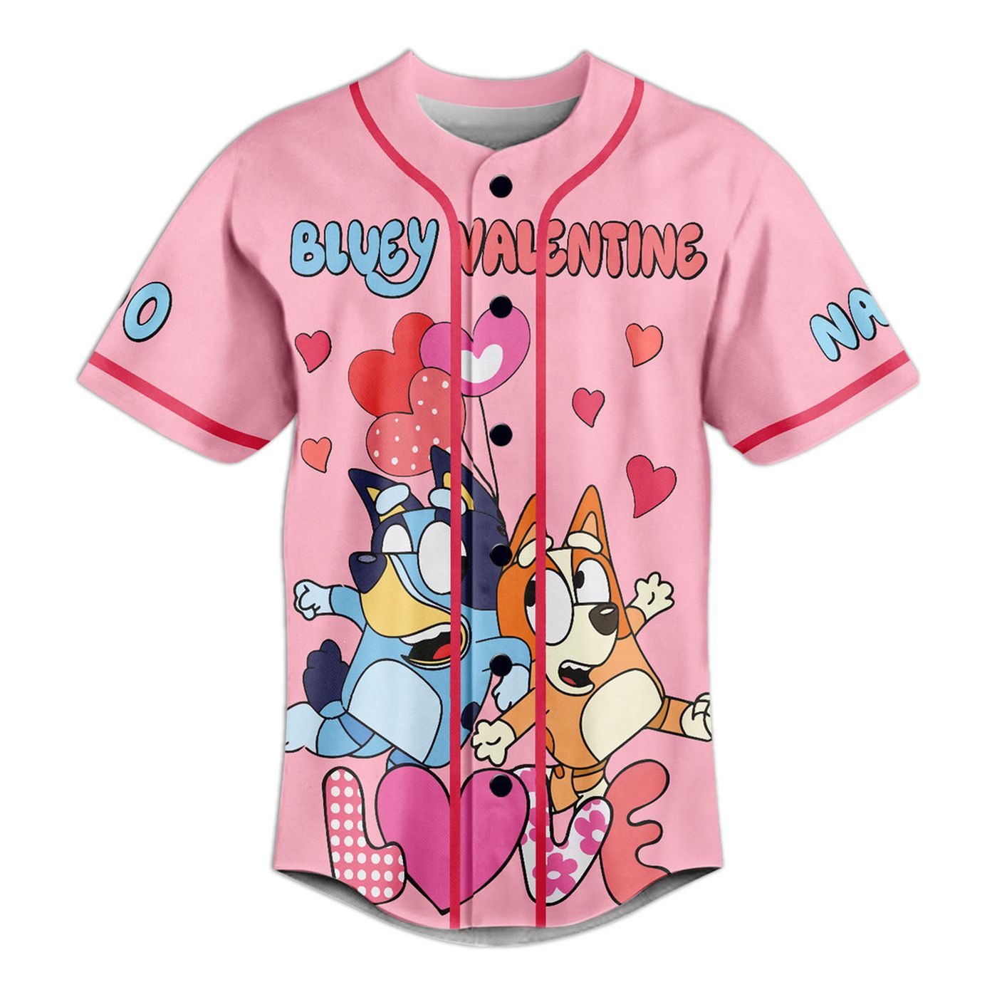 Bluey Baseball Jersey For Men Women And Kids Gift
