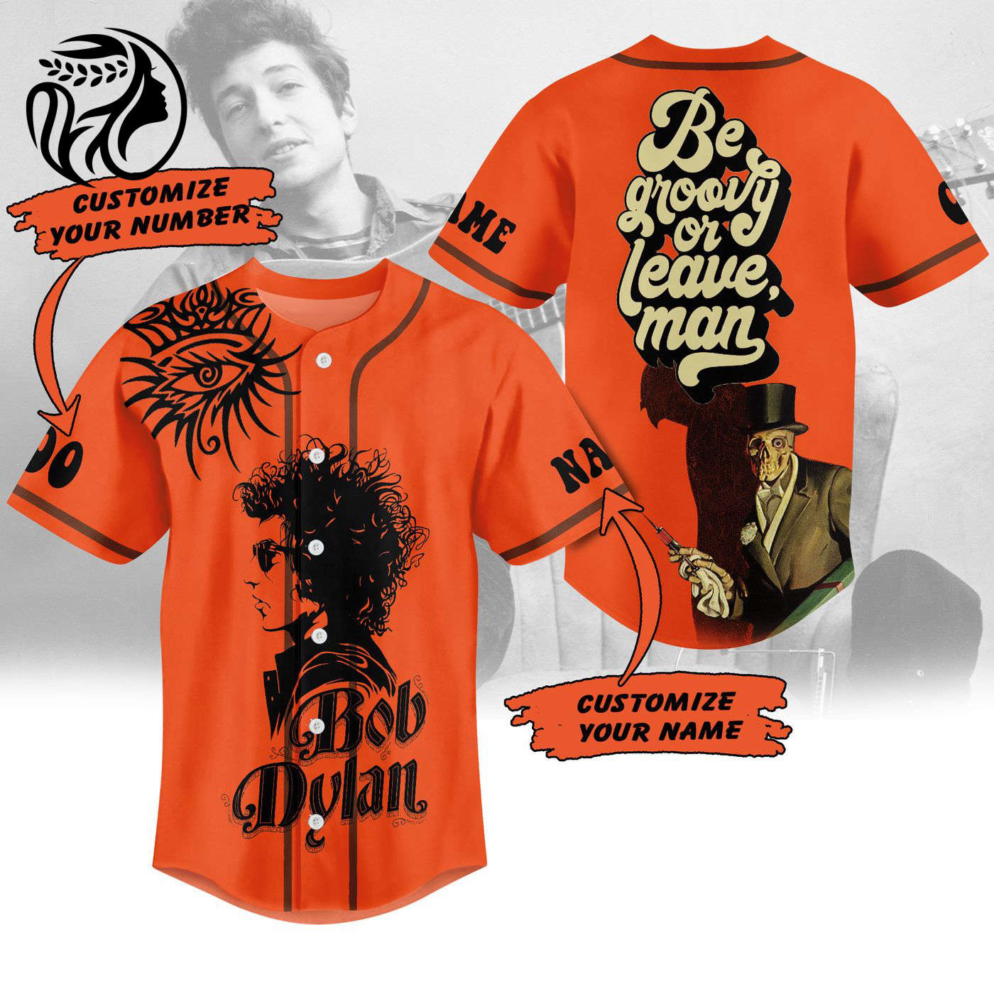 Bob Dylan Baseball Jersey For Men Women And Kids Gift