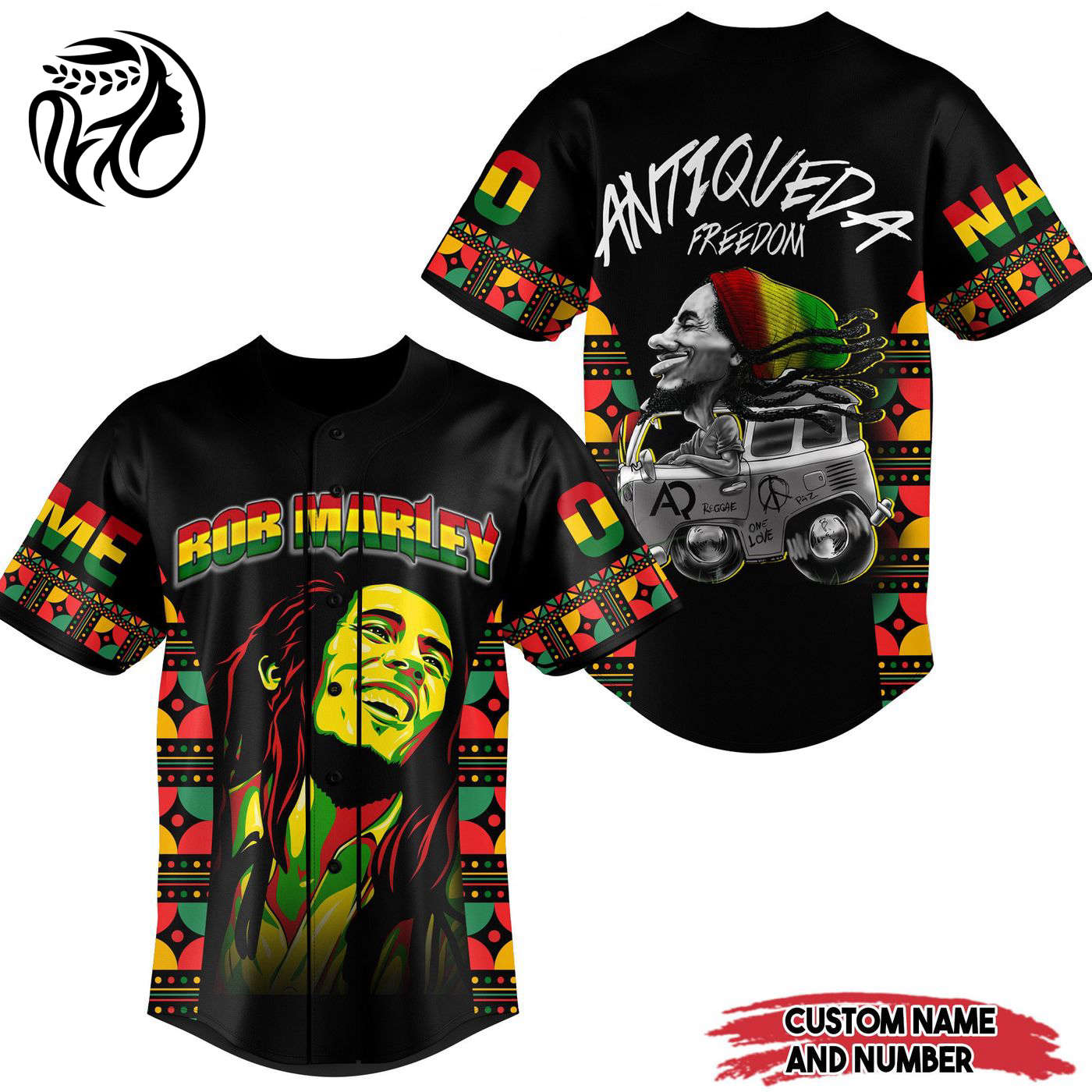 Bob Marley Baseball Jersey For Men Women And Kids Gift
