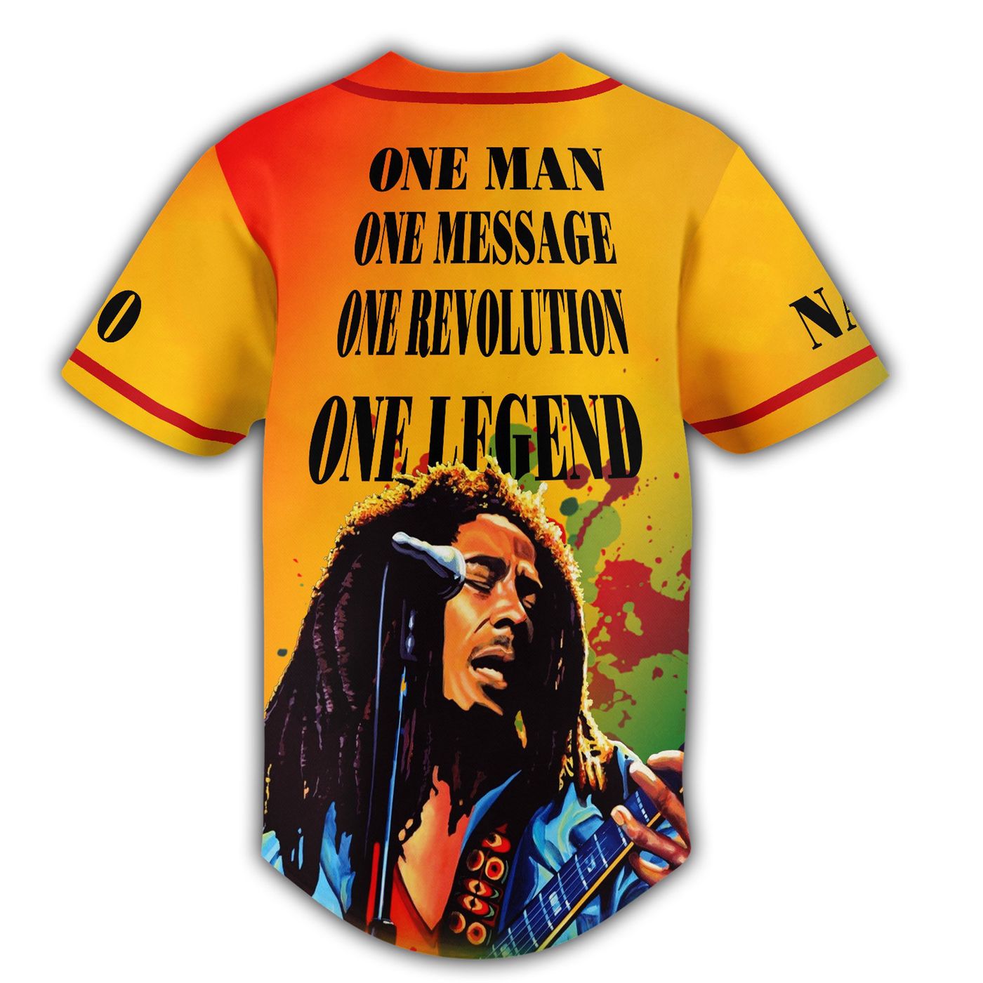 Bob Marley Baseball Jersey For Men Women And Kids Gift