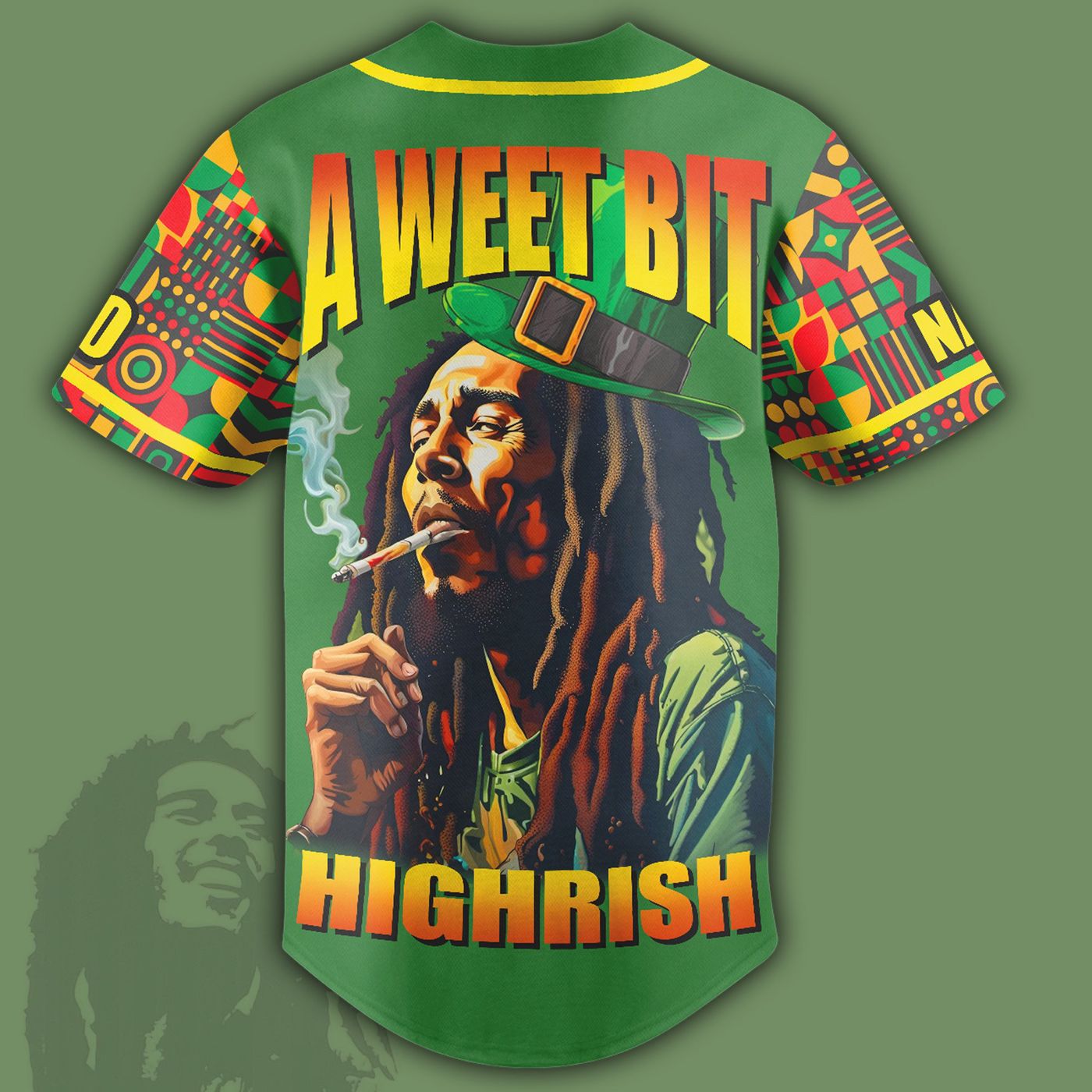 Bob Marley Baseball Jersey For Men Women And Kids Gift