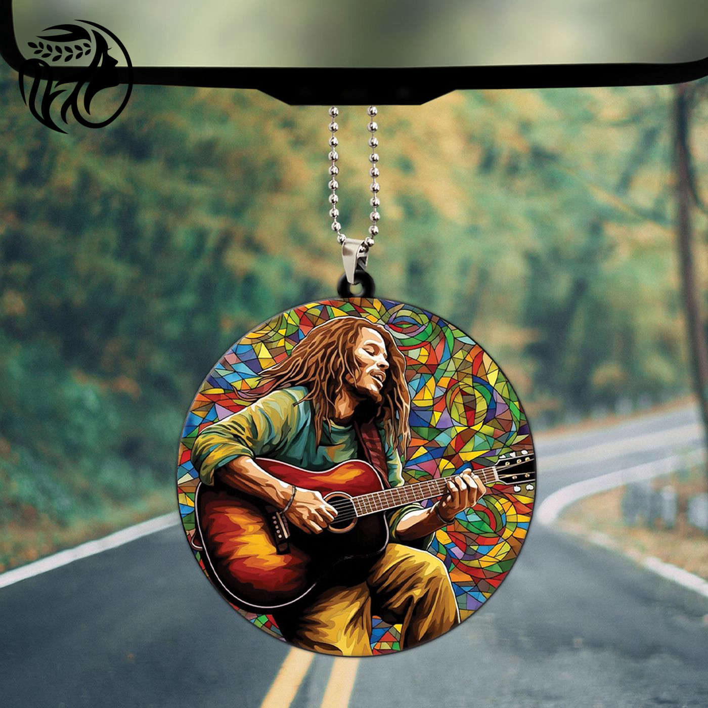 Bob Marley Custom Shape 2-sided Acrylic Car Ornament  – Gift for Christmas Day
