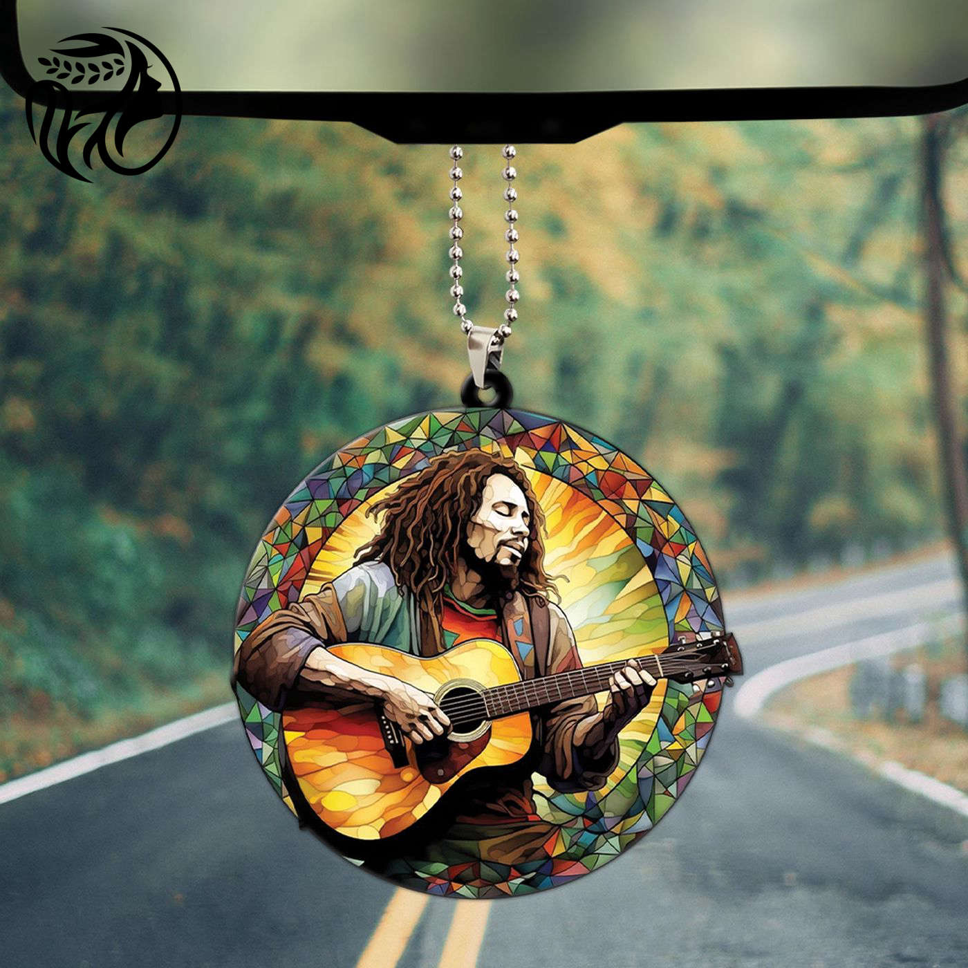 Bob Marley Custom Shape 2-sided Acrylic Car Ornament  – Gift for Christmas Day