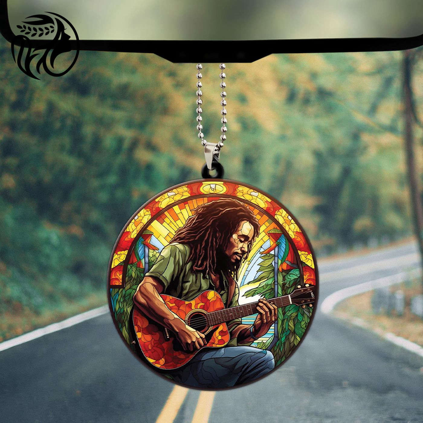 Bob Marley Custom Shape 2-sided Acrylic Car Ornament  – Gift for Christmas Day