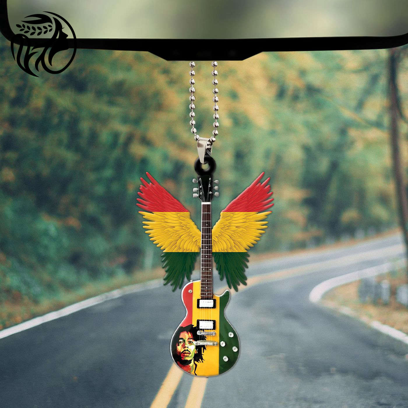 Bob Marley Custom Shape 2-sided Acrylic Car Ornament Gift