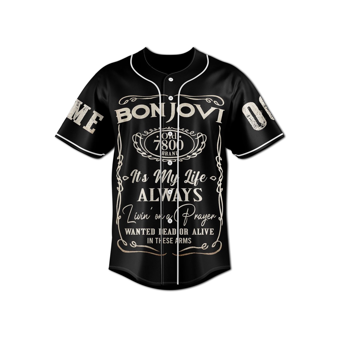 Bon Jovi Baseball Jersey For Men Women And Kids Gift