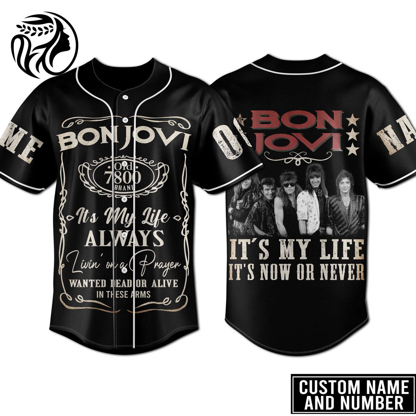 Bon Jovi Baseball Jersey For Men Women And Kids Gift