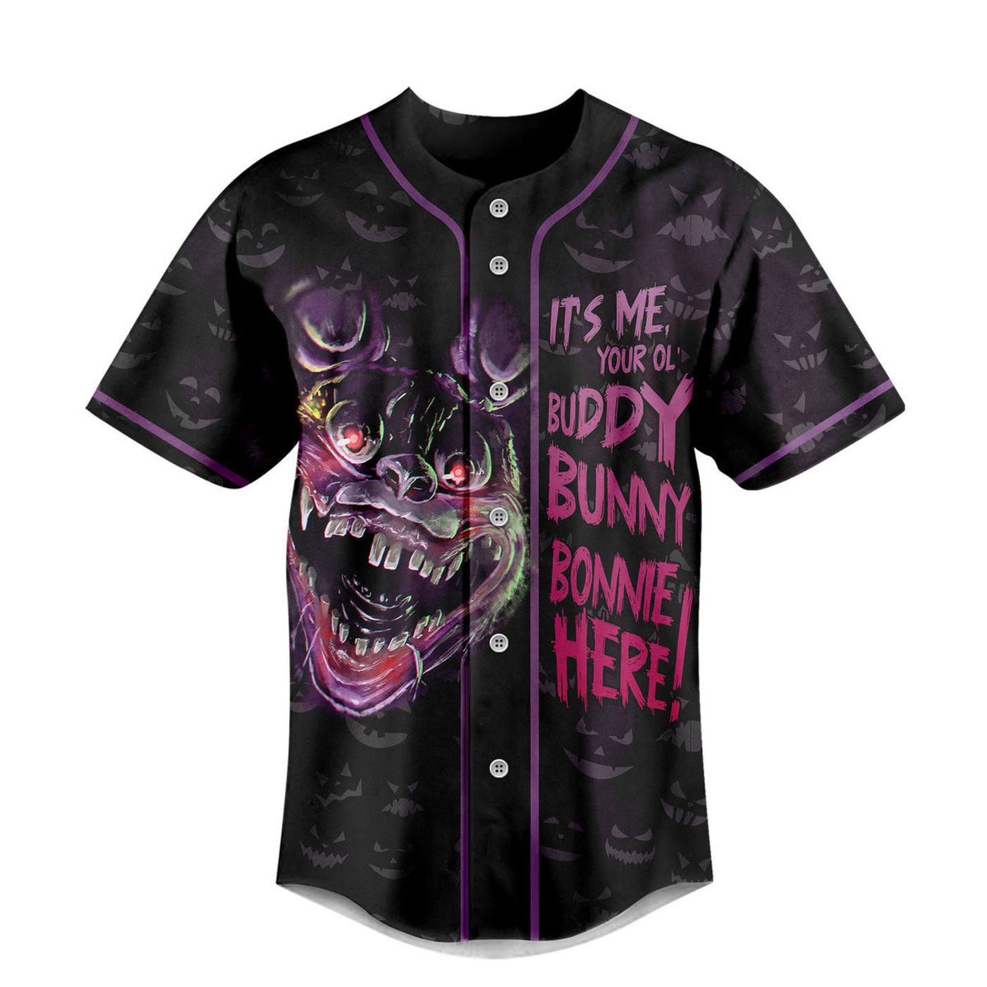 Bonnie the Bunny Baseball Jersey For Men Women And Kids Gift