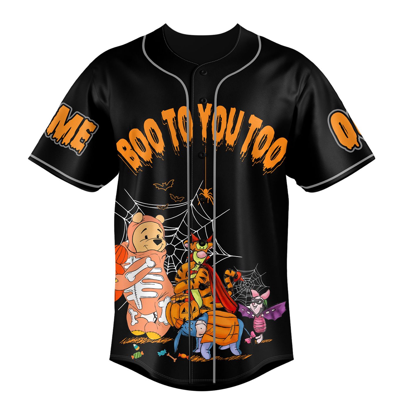 Boo to You Too! Winnie the Pooh Baseball Jersey For Men Women And Kids Gift
