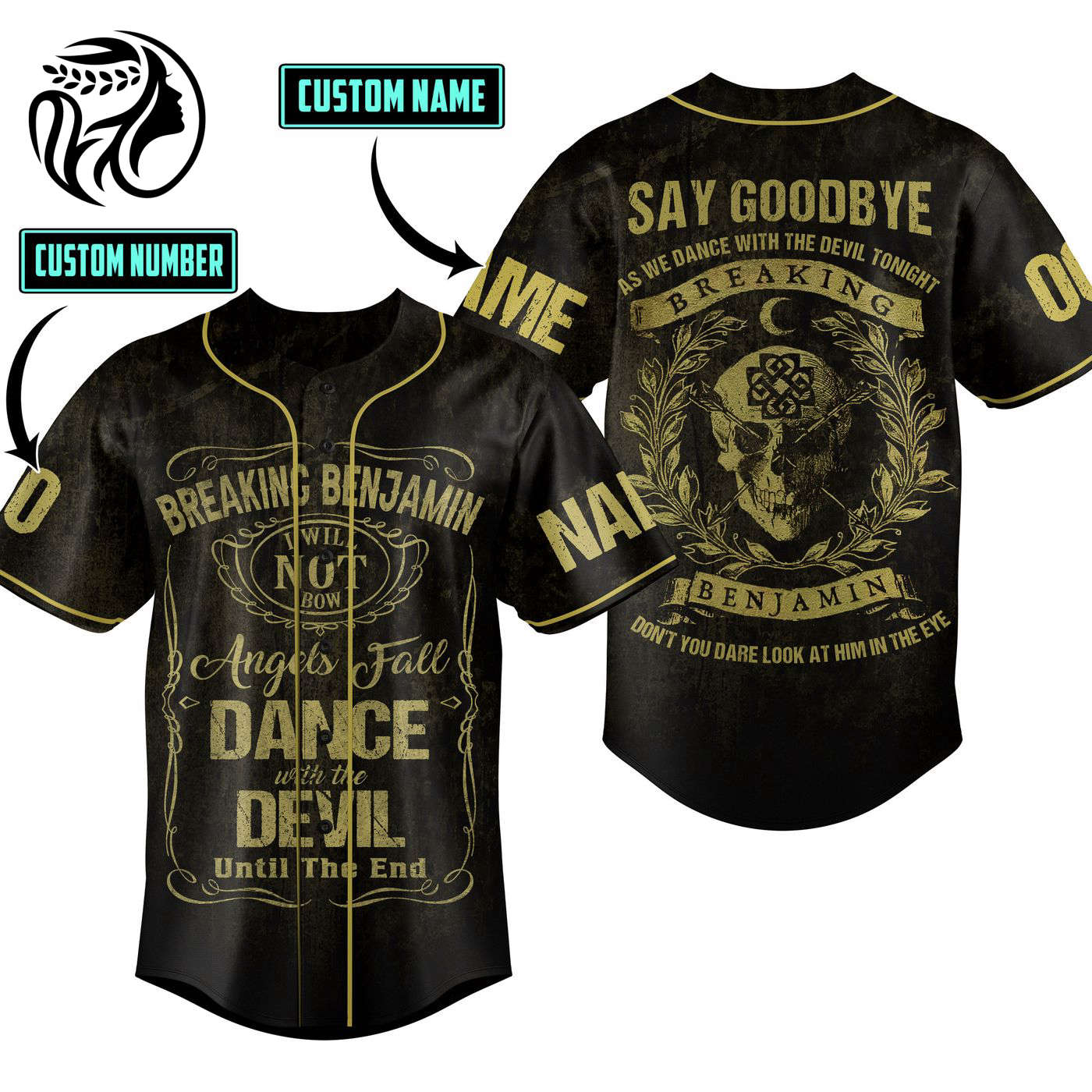 Breaking Benjamin Baseball Jersey For Men Women And Kids Gift