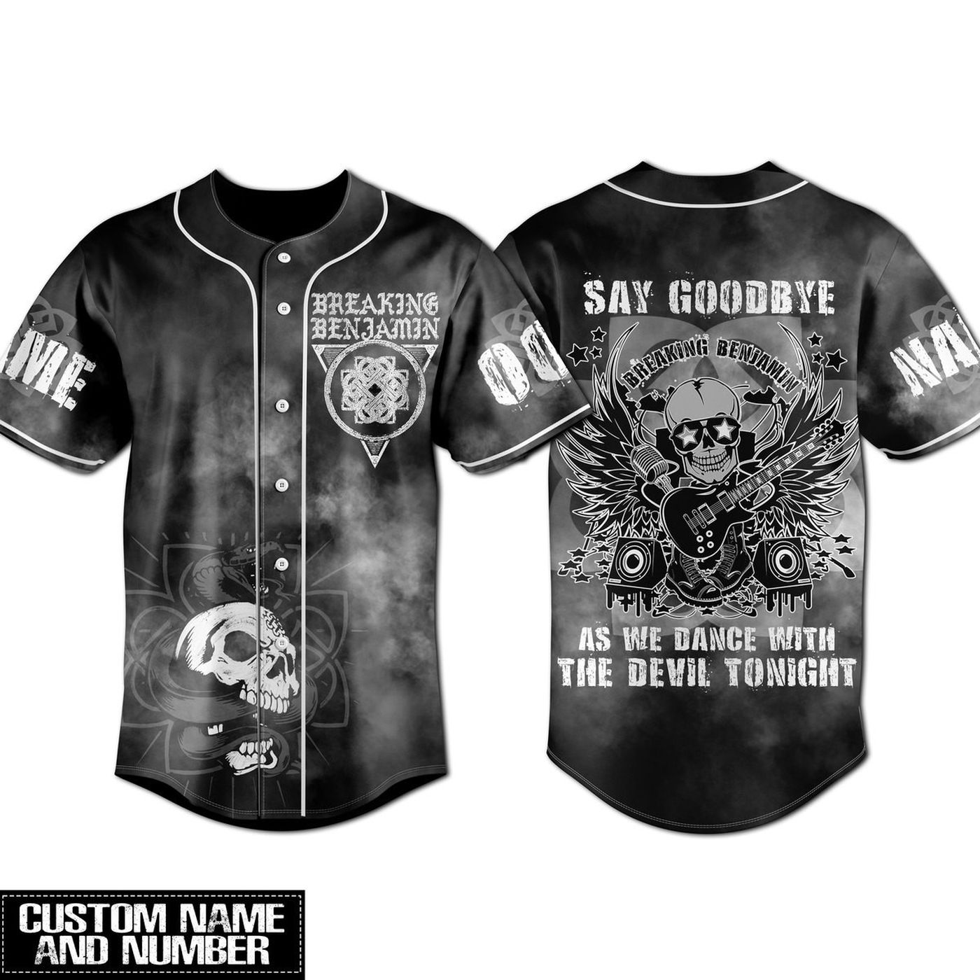 Breaking Benjamin Baseball Jersey For Men Women And Kids Gift Breaking Benjamin Baseball Jersey For Men Women And Kids Gift