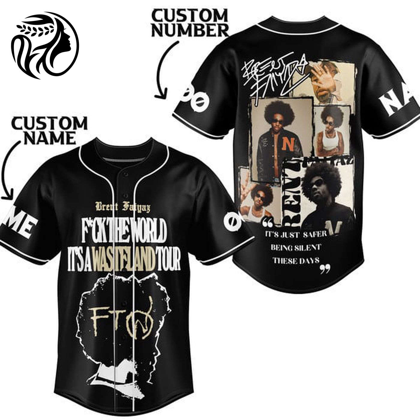Brent Faiyaz Baseball Jersey For Men Women And Kids Gift