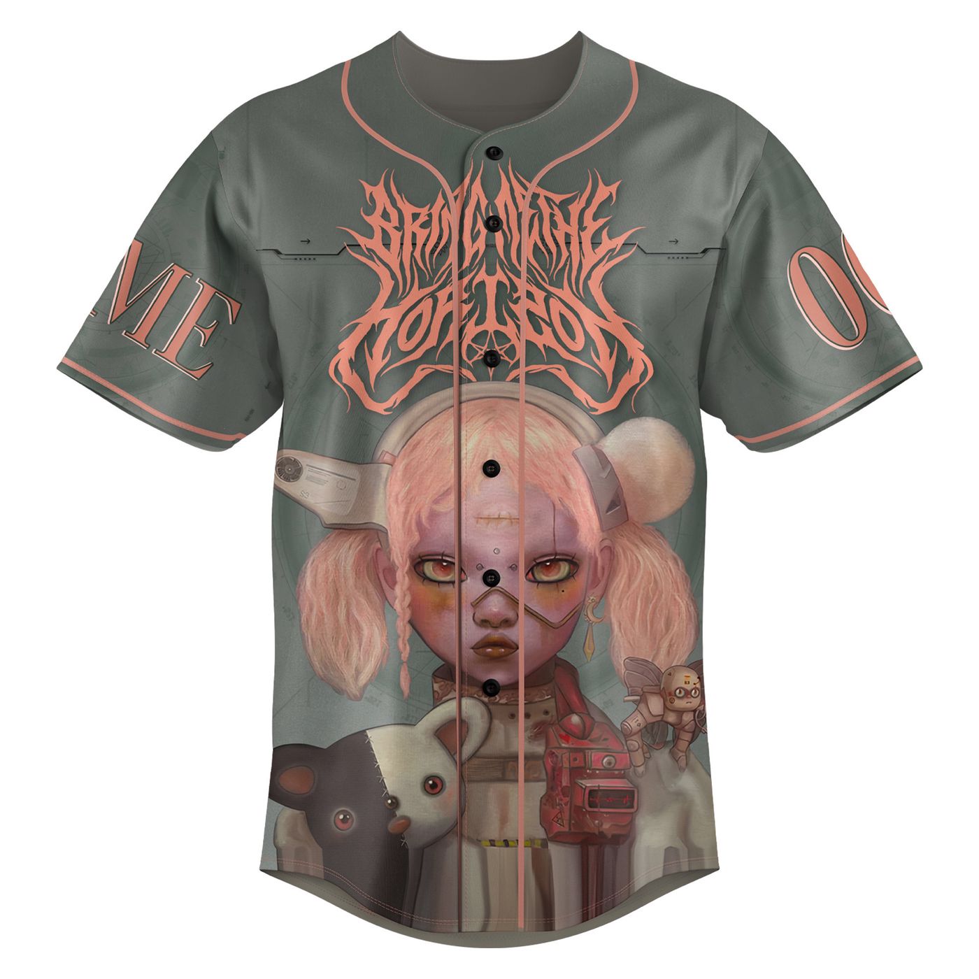 Bring Me the Horizon Baseball Jersey For Men Women And Kids Gift Bring Me the Horizon Baseball Jersey For Men Women And Kids Gift