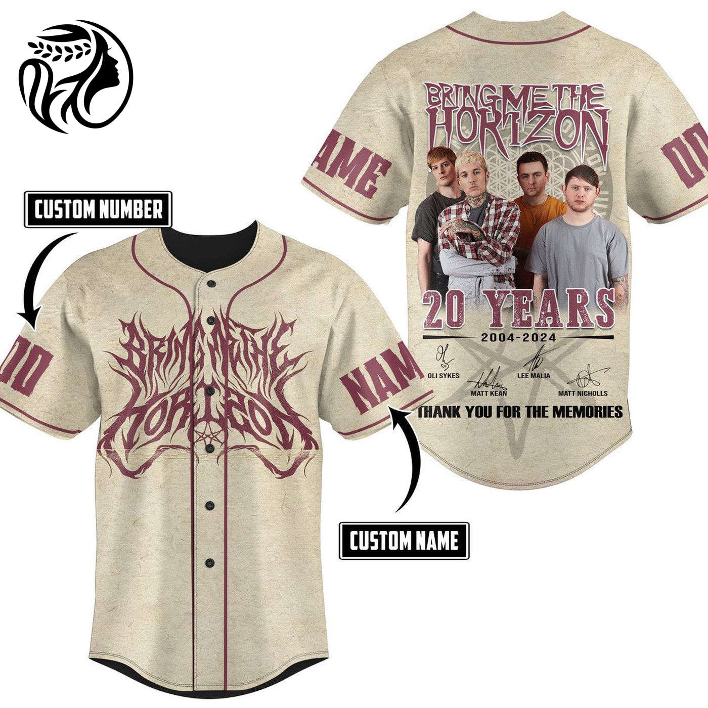 Bring Me the Horizon Baseball Jersey For Men Women And Kids Gift