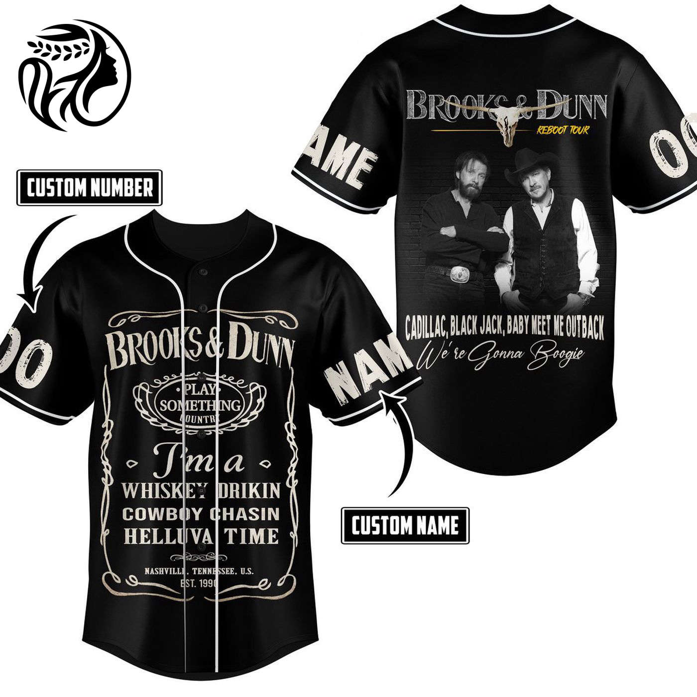 Brooks & Dunn Baseball Jersey For Men Women And Kids Gift