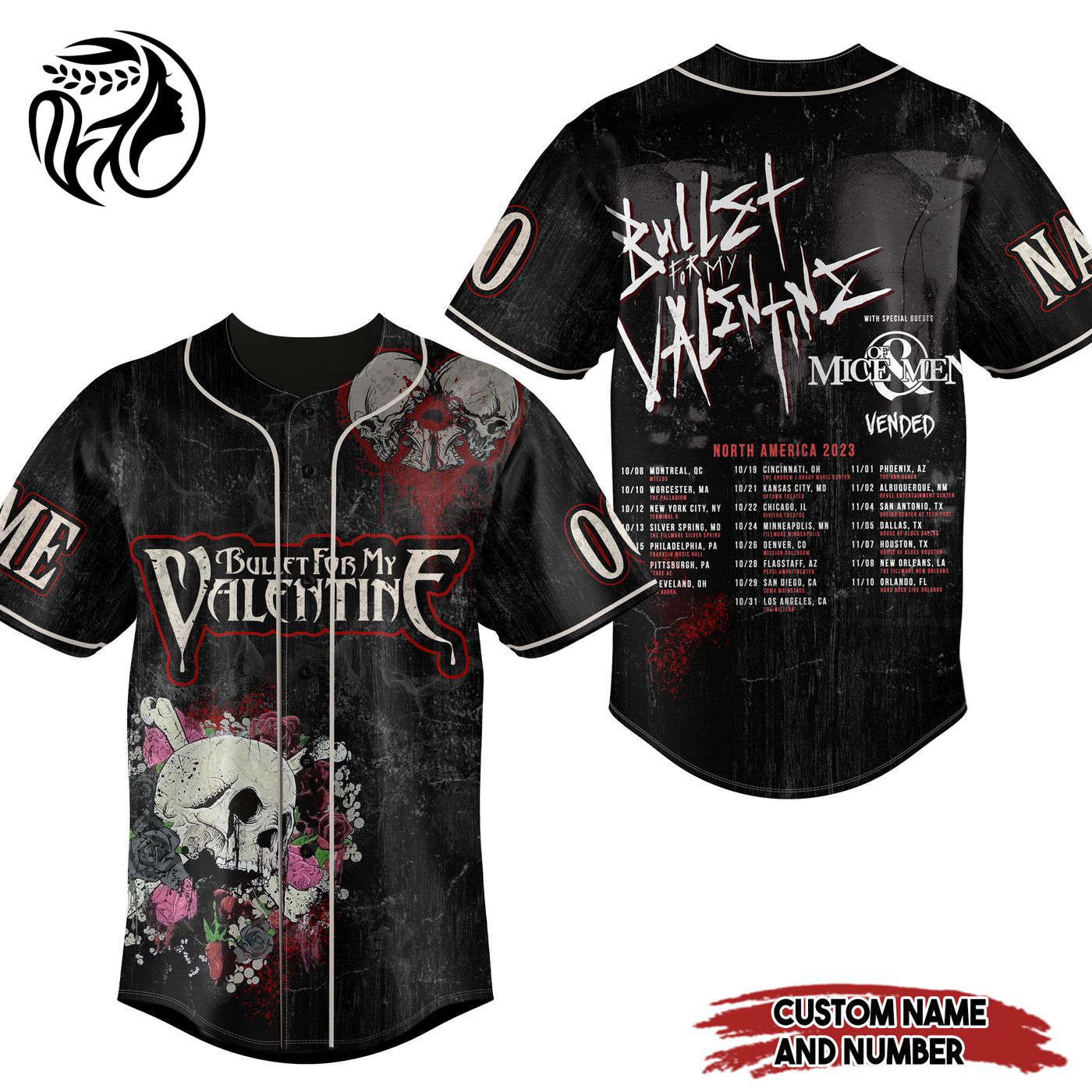 Bullet for My Valentine Baseball Jersey For Men Women And Kids Gift
